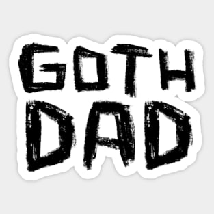 Goth Dad for Goth Music Dad Sticker